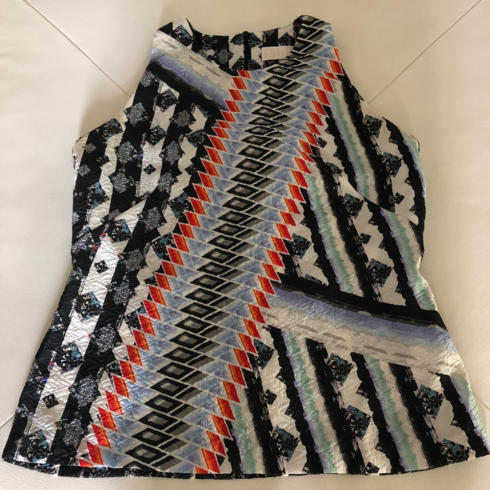 Peter Pilotto mixed print top